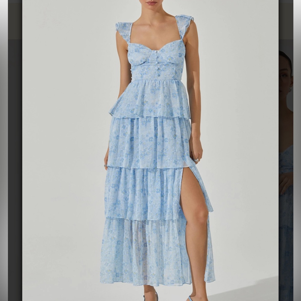 Midsummer Floral Tiered Maxi Dress